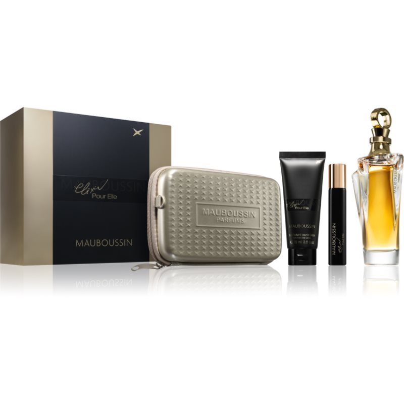 Mauboussin Prestige Set Elixir Pour Elle Gift Set For Women 4 Pc