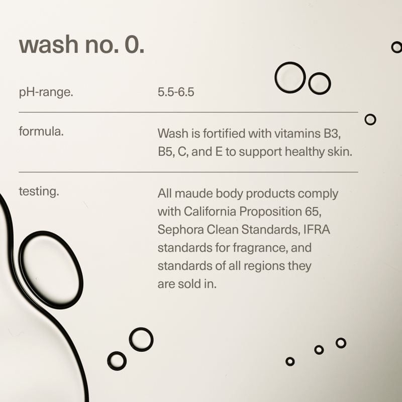 Maude Wash No.0 sprchový gel 355 ml (obrázek 5)