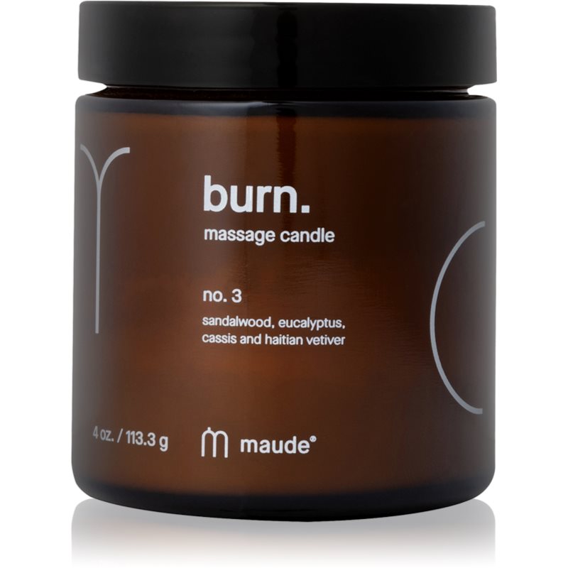 Maude Burn masážní svíčka No.3 Eucalyptus & Sandalwood 113 g