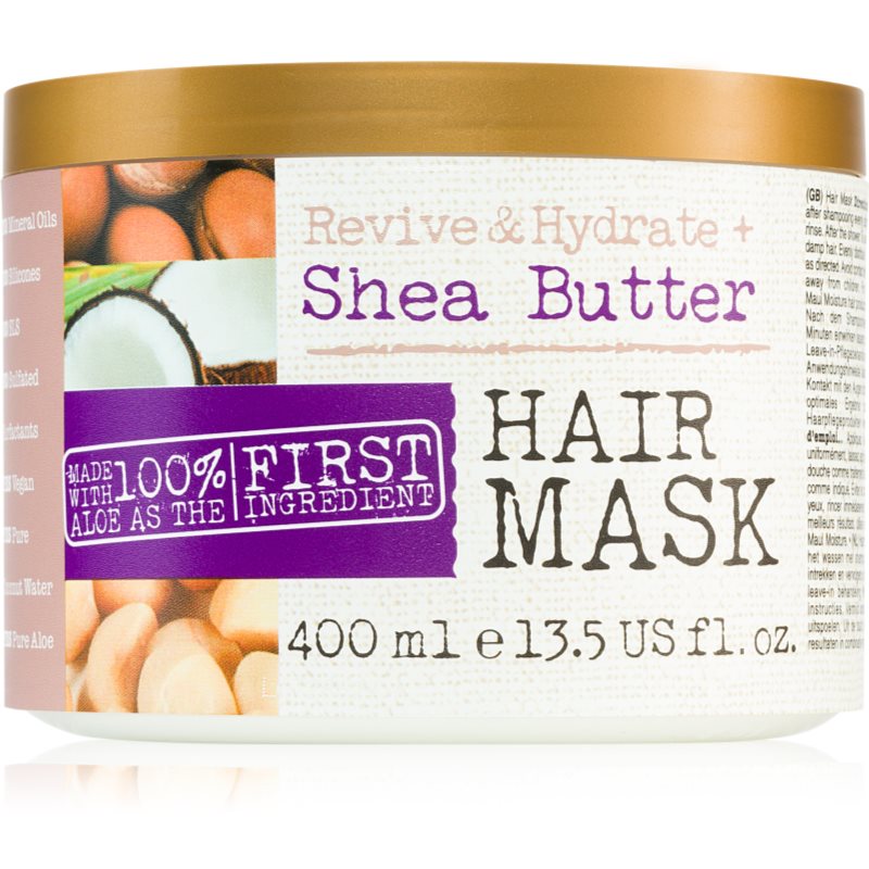 Maui Moisture Revive & Hydrate + Shea Butter зволожуюча та поживна маска для волосся з маслом ши 400 мл