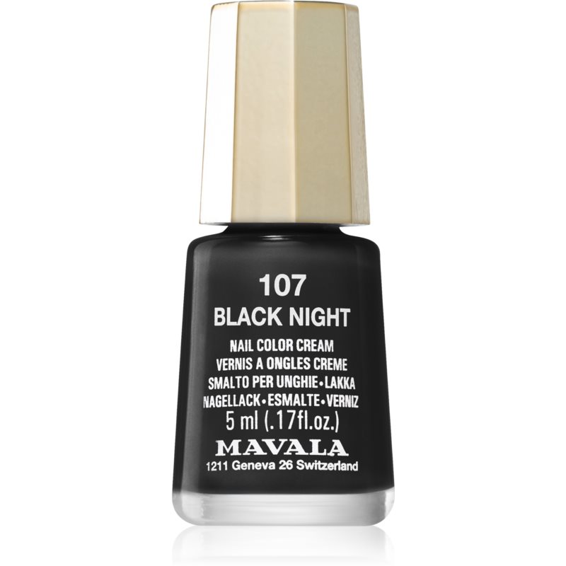 Mavala Techni Colors nagų lakas (intensyvaus poveikio) atspalvis 107 Black Night 5 ml