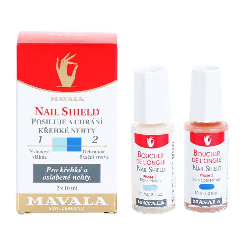 Mavala Nail Camouflage Nail Shield двофазовий догляд для відновлення еластичності нігтів 2x10 мл