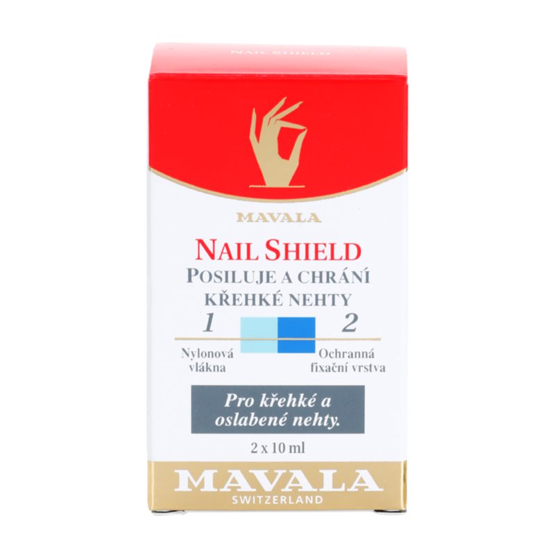 Mavala Nail Camouflage Nail Shield двофазовий догляд для відновлення еластичності нігтів 2x10 мл