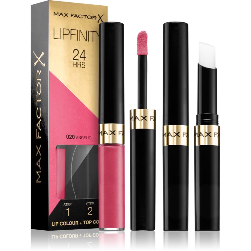 Max Factor Lipfinity Lip Colour dlouhotrvající rtěnka s balzámem odstín 020 Angelic 4,2 g
