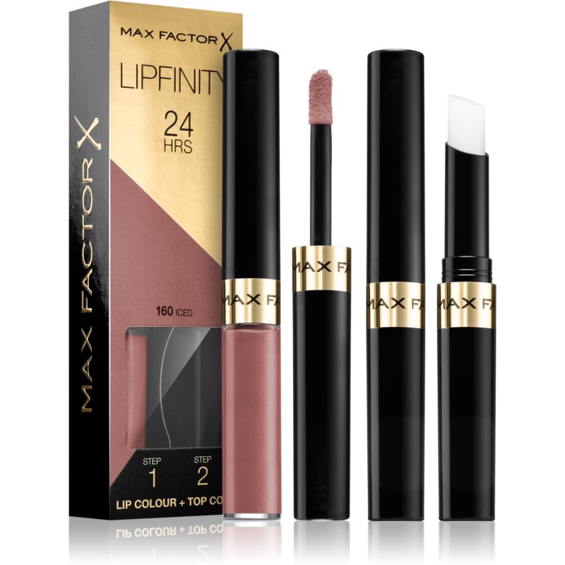 Max Factor Lipfinity Lip Colour long-lasting lipstick with balm shade 160 Iced 4,2 g
