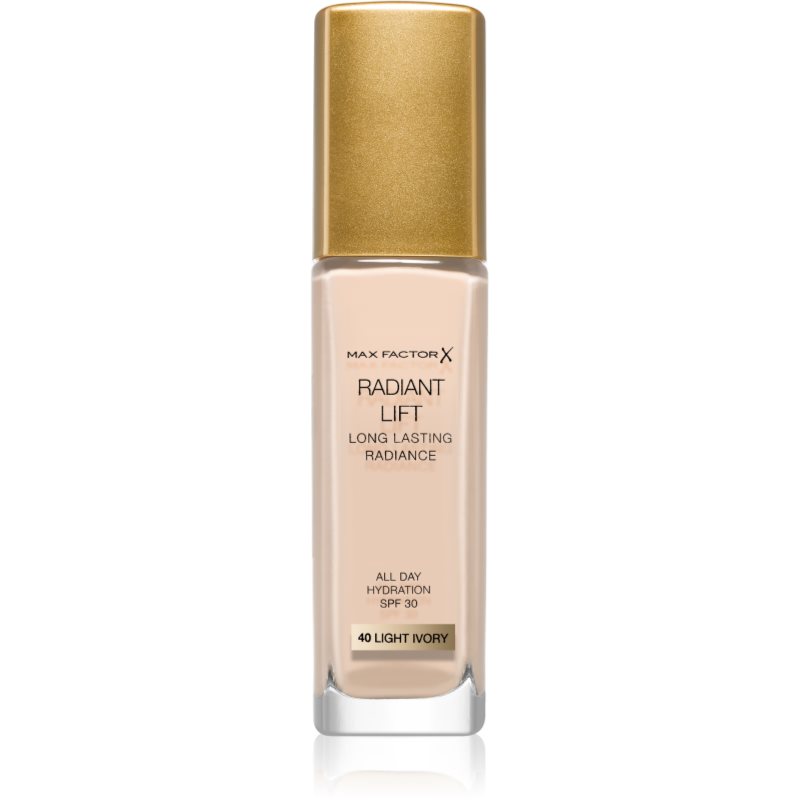 

Max Factor Radiant Lift стійкий тональний крем SPF 30 відтінок 40 Light Ivory