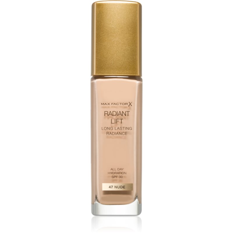 

Max Factor Radiant Lift стійкий тональний крем SPF 30 відтінок 47 Nude