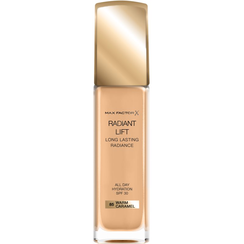 

Max Factor Radiant Lift стійкий тональний крем SPF 30 відтінок 85 Warm Caramel
