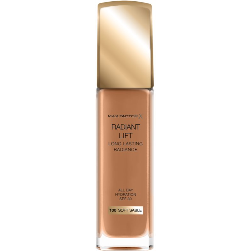 

Max Factor Radiant Lift стійкий тональний крем SPF 30 відтінок 100 Soft Sable
