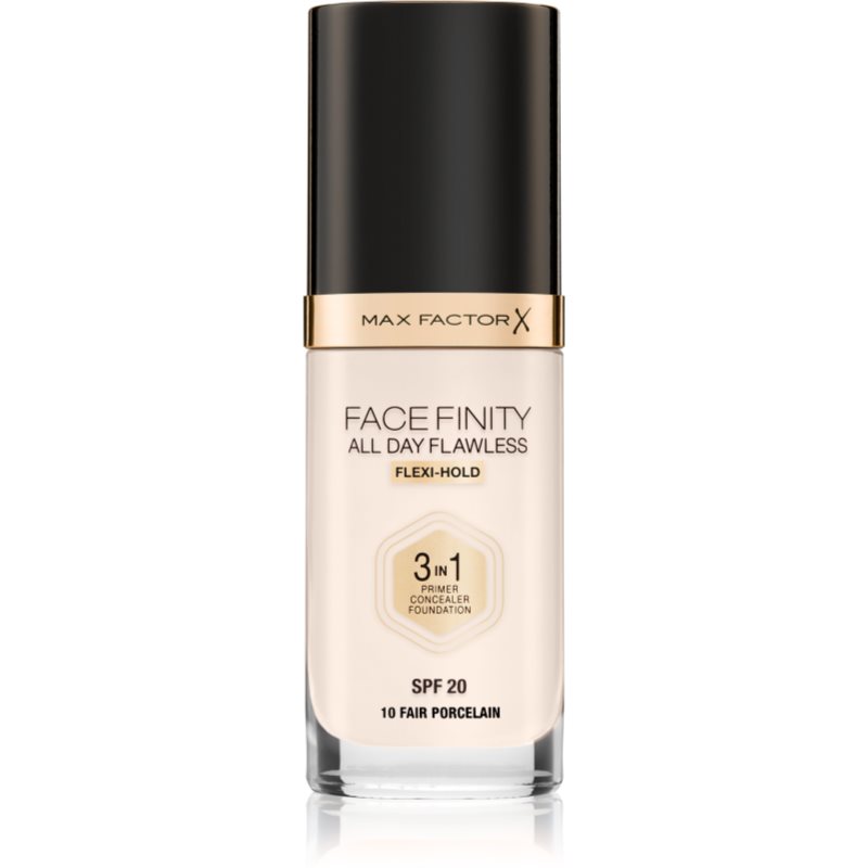 E-shop Max Factor Facefinity All Day Flawless dlouhotrvající make-up SPF 20 odstín 10 Fair Porcelain 30 ml