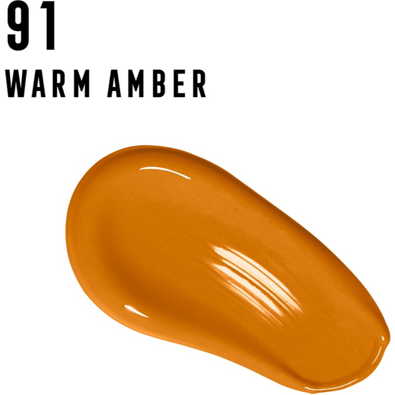 Max Factor Facefinity All Day Flawless стійкий тональний крем SPF 20 відтінок 91 Warm Amber 30 мл