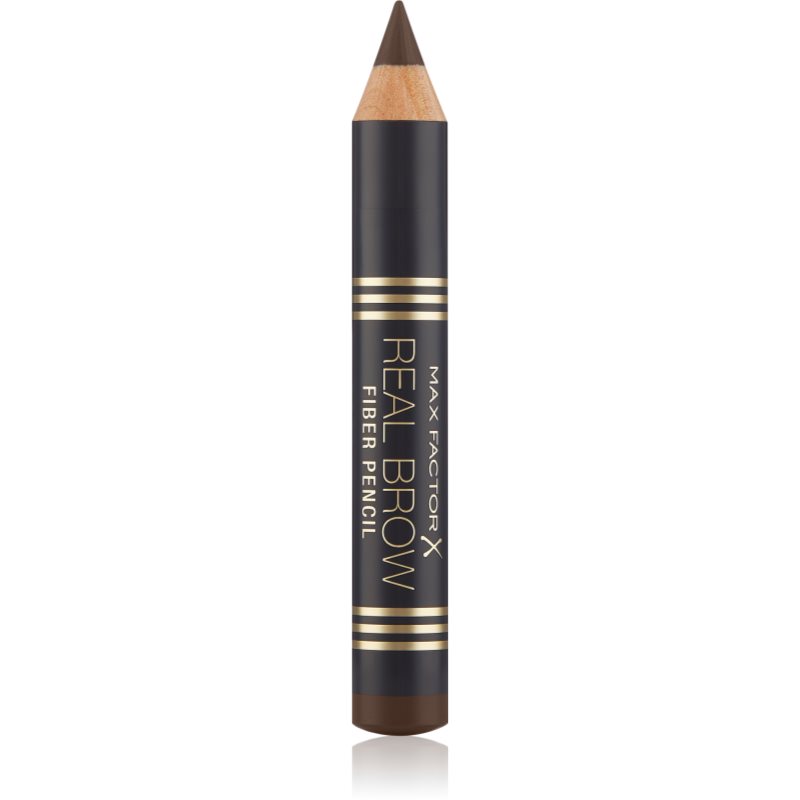 

Max Factor Real Brow Fiber Pencil олівець для брів відтінок 004 Deep Brown