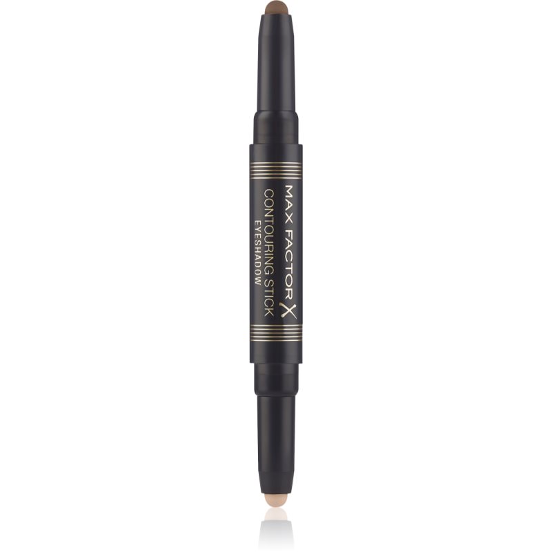 

Max Factor Contouring Stick Eyeshadow кремові тіні для повік у формі олівця відтінок 02 Warm Taupe & Amber Brown