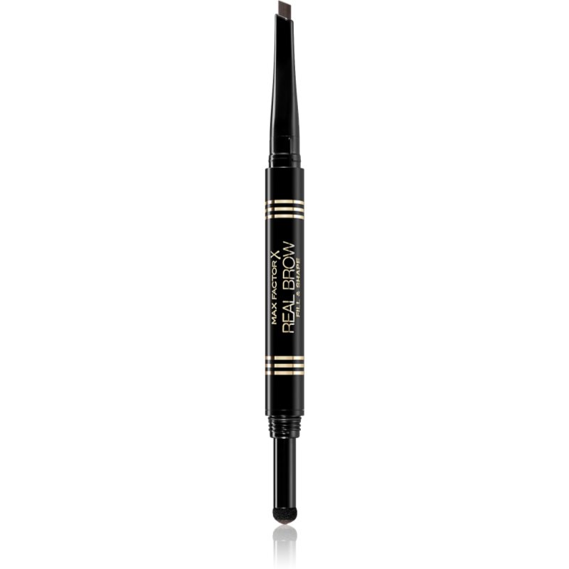 Фото - Карандаш для глаз / бровей Max Factor Real Brow Fill & Shape олівець для брів відтінок 04 Deep Brown 