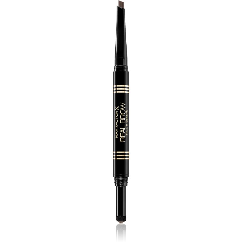 Фото - Карандаш для глаз / бровей Max Factor Real Brow Fill & Shape олівець для брів відтінок 03 Medium Brow 