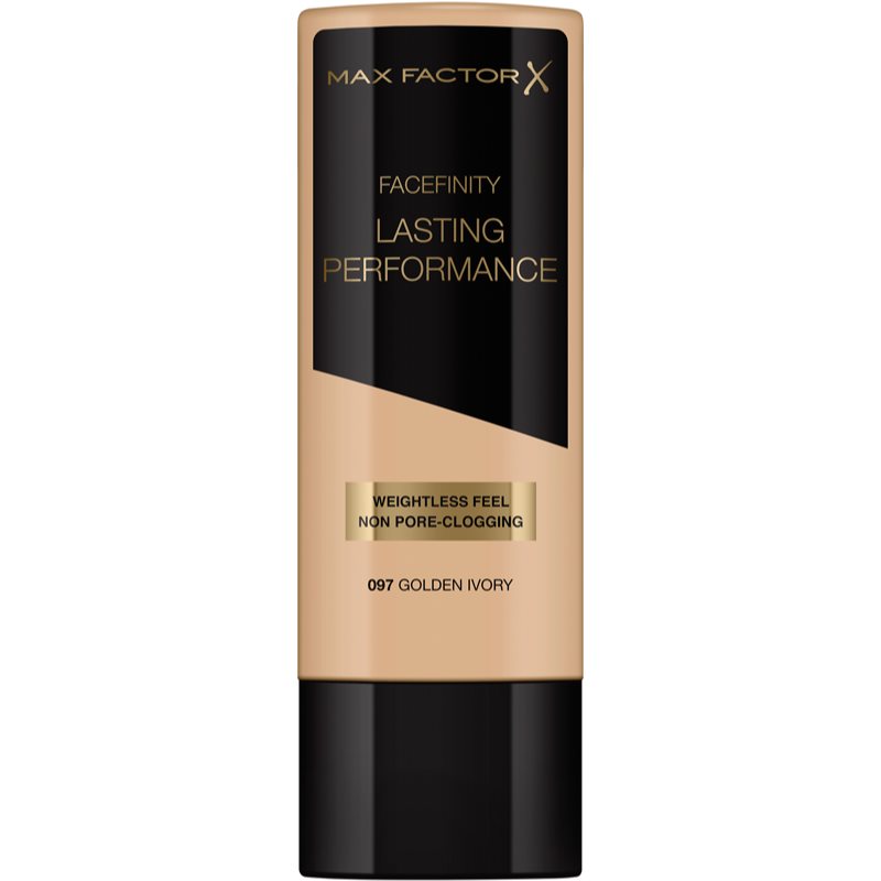 Max Factor Facefinity Lasting Performance liquid foundation with long-lasting effect shade 097 Golde
