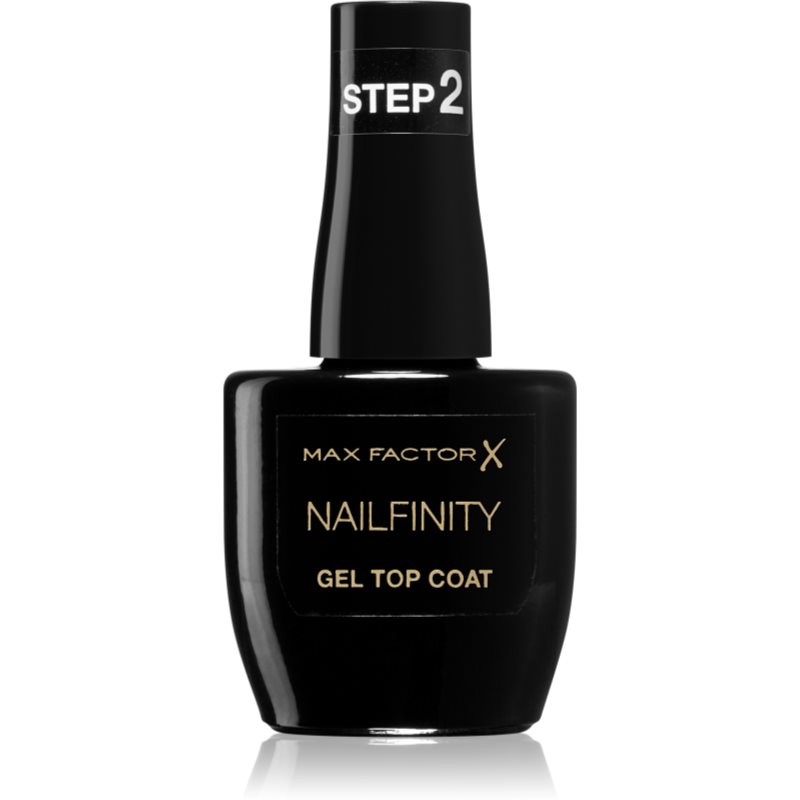 Max Factor Nailfinity Gel Top Coat Gel-Decklack für die Fingernägel Farbton 100 The Finale 12 ml