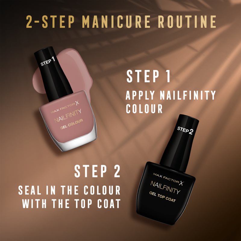 Max Factor Nailfinity Gel Colour gelový lak na nehty bez užití UV/LED lampy odstín 200 The Icon 12 ml (obrázek 3)