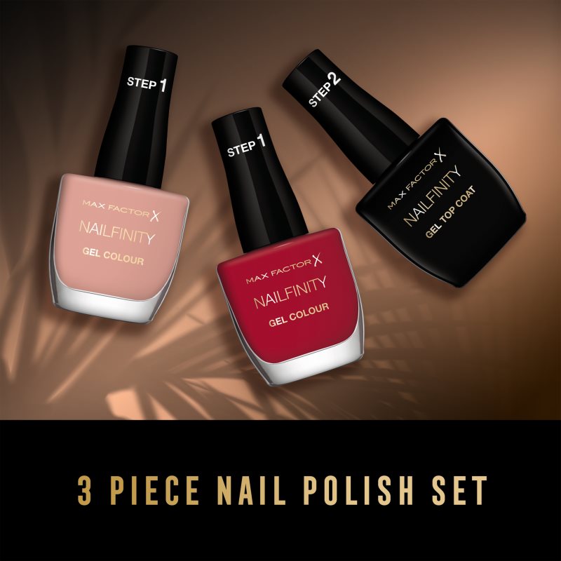Max Factor Nailfinity Gel Colour gelový lak na nehty bez užití UV/LED lampy odstín 310 Red Carpet Ready 12 ml (obrázek 3)