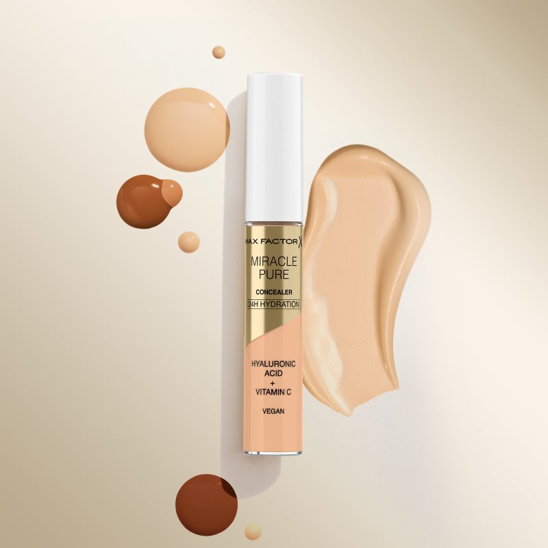 Max Factor Miracle Pure Skin Flüssig-Korrektor mit feuchtigkeitsspendender Wirkung Farbton 01 7,8 ml