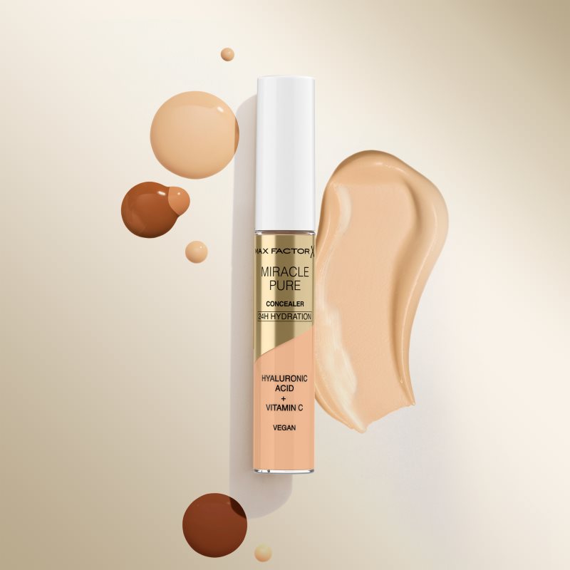 Max Factor Miracle Pure Skin Liquid Coverage Concealer With Moisturising Effect Shade 70 7,8 Ml