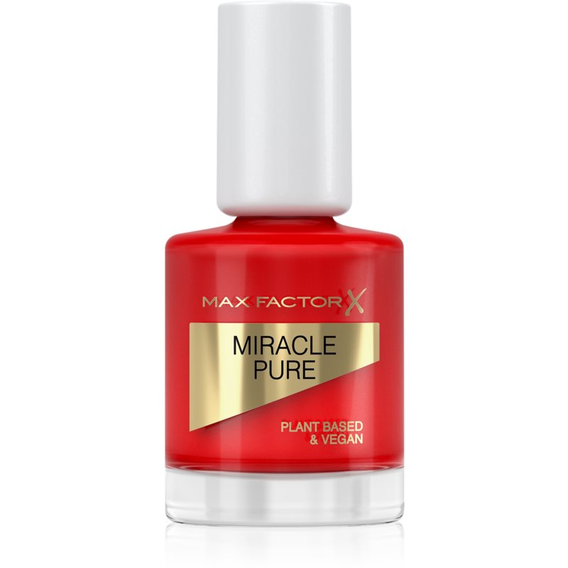 Max Factor Miracle Pure високостійкий лак для нігтів відтінок 305 Scarlet Poppy 12 мл