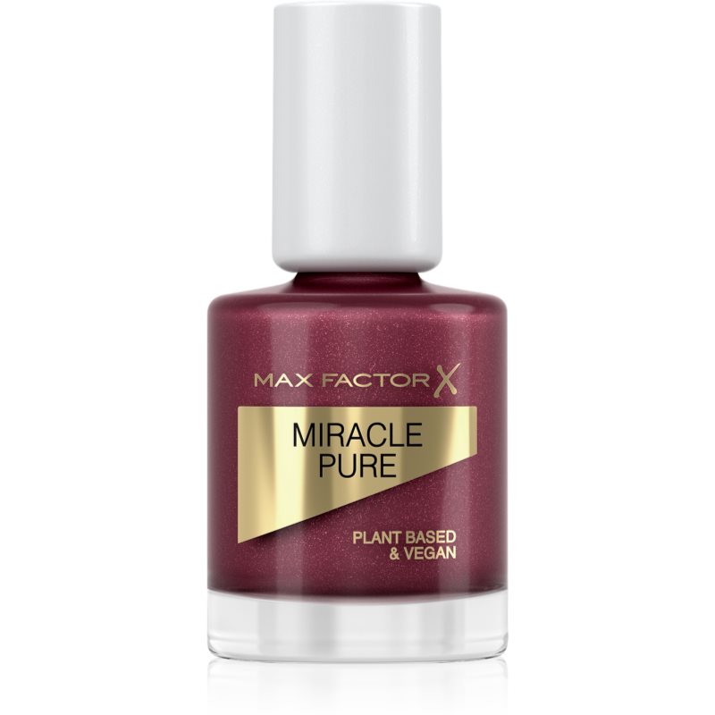 Max Factor Miracle Pure long-lasting nail polish shade 373 Regal Garnet 12 ml
