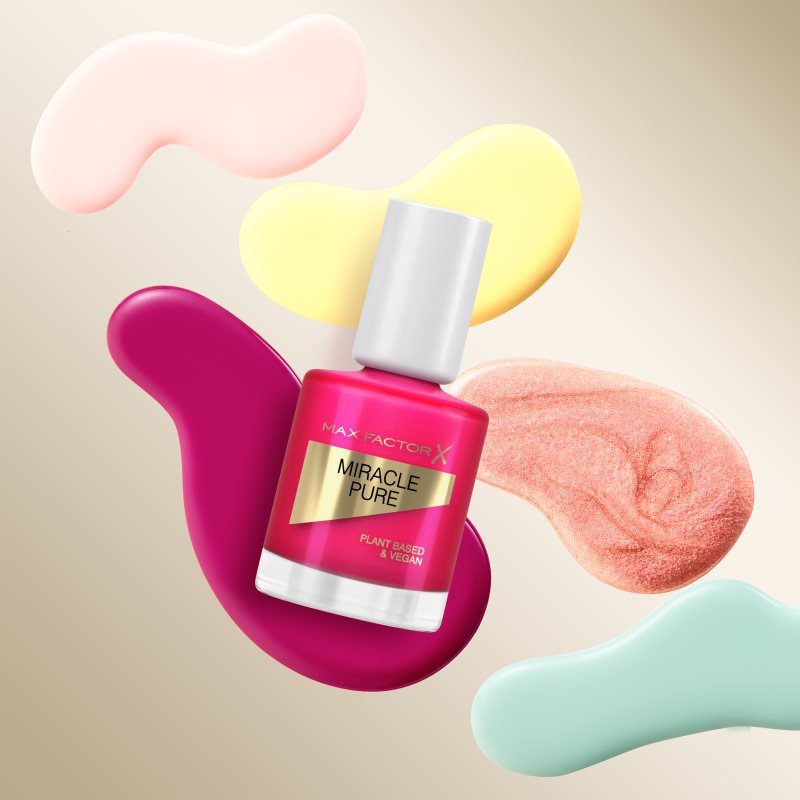 Max Factor Miracle Pure високостійкий лак для нігтів відтінок 265 Fiery Fuschia 12 мл