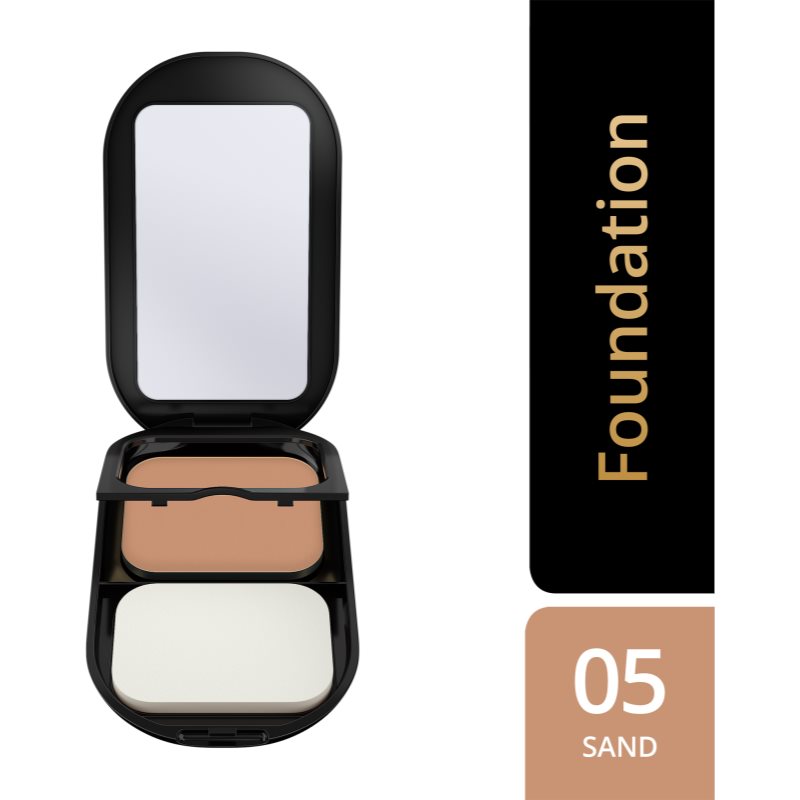 Max Factor Facefinity Refillable Compact Mattifying Foundation SPF 20 Shade 005 Sand 10 G