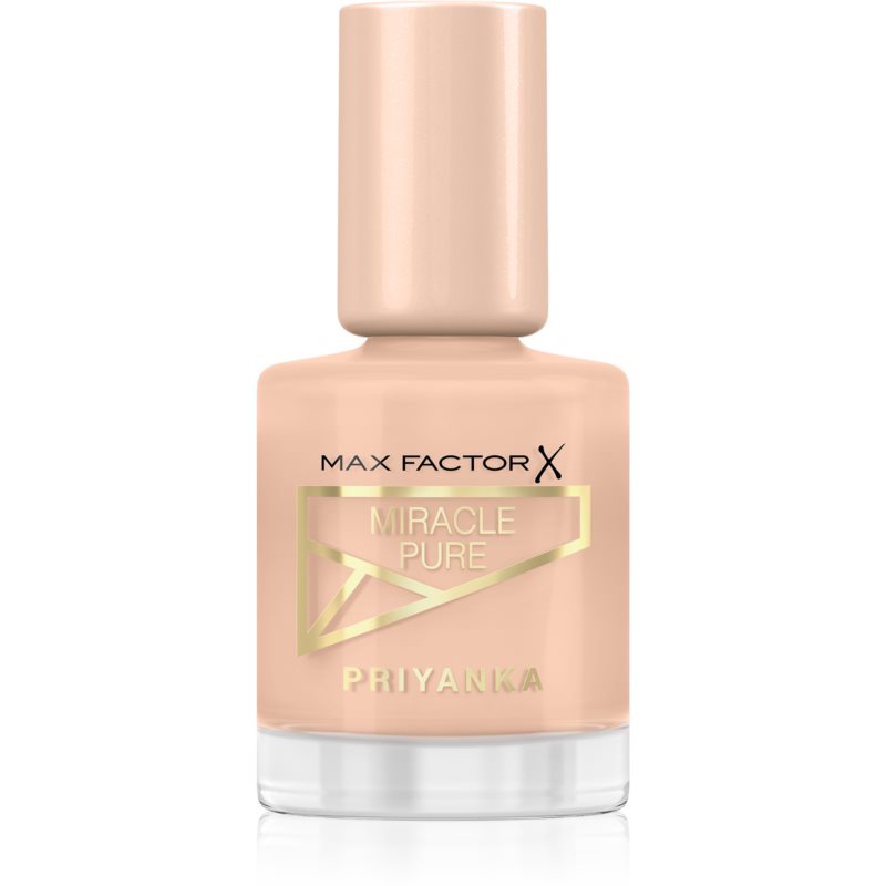 Max Factor X Priyanka Miracle Pure зміцнюючий лак для нігтів відтінок 216 Vanilla Spice 12 мл