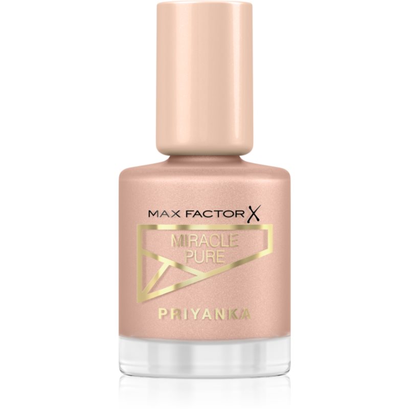 Max Factor X Priyanka Miracle Pure зміцнюючий лак для нігтів відтінок 775 Radiant Rose 12 мл