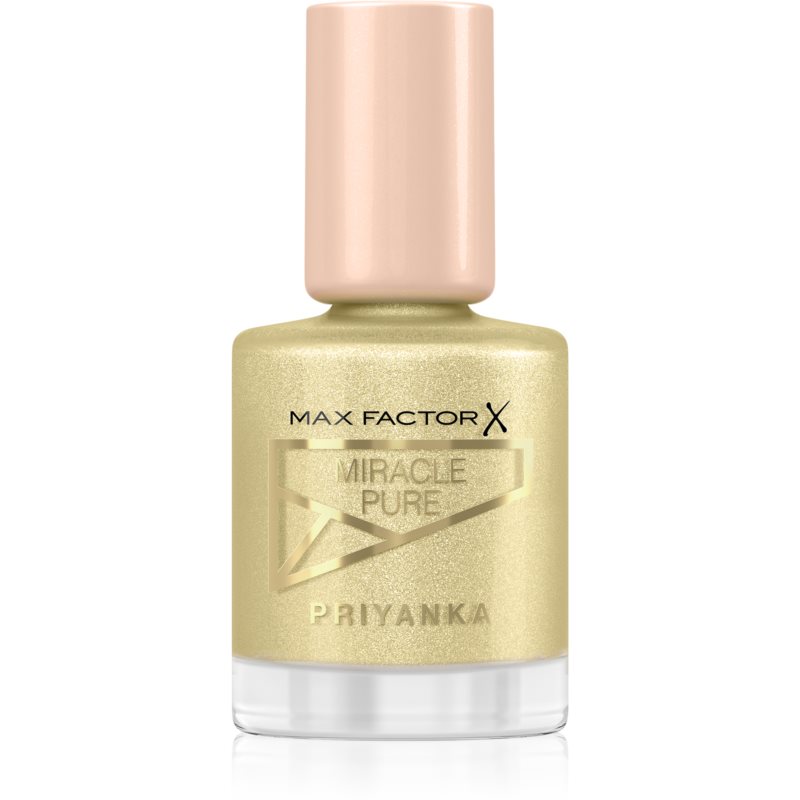 Max Factor X Priyanka Miracle Pure зміцнюючий лак для нігтів відтінок 714 Sunrise Glow 12 мл