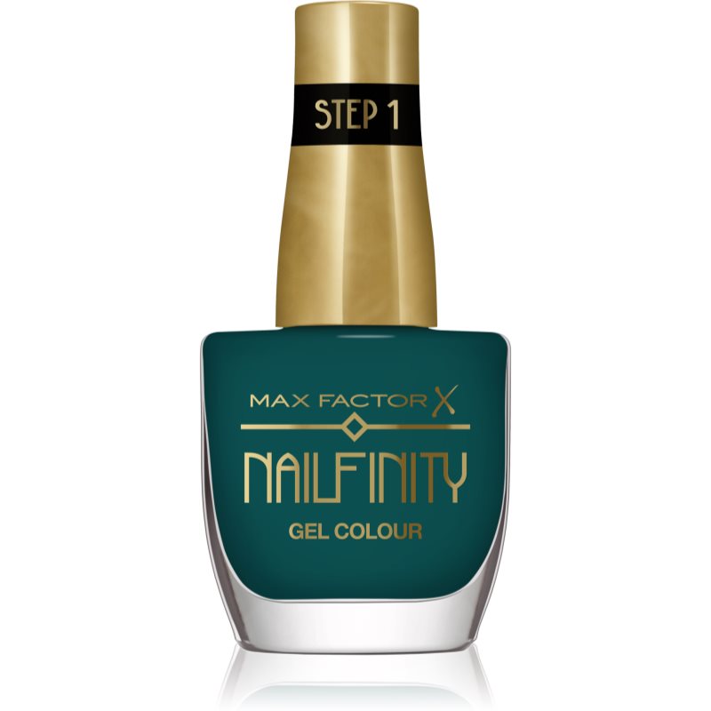 Max Factor Nailfinity Gel Colour Gel-Lack für Fingernägel - keine UV/LED Lampe erforderlich Farbton 865 Dramatic 12 ml