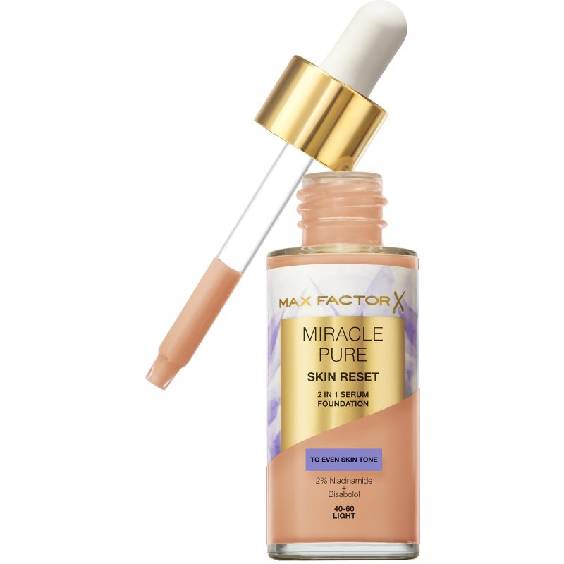Max Factor Miracle Pure Base Sérum Teinte 40-60 Light 30 Ml