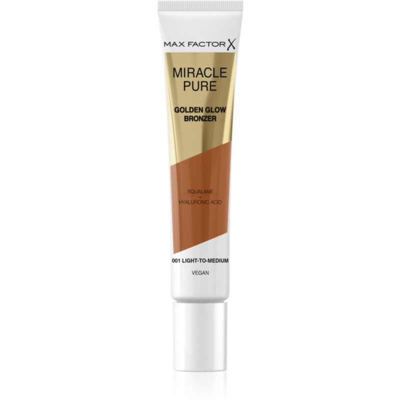 Max Factor Miracle Pure cremiger Bronzer zur Verjüngung der Gesichtshaut Farbton 001 Light To Medium 15 ml