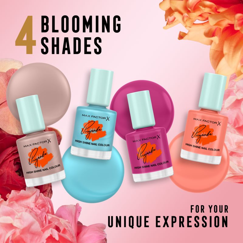Max Factor x Priyanka Miracle Pure rychleschnoucí lak na nehty limitovaná edice odstín 310 Flourishing Lilac 12 ml (obrázek 9)
