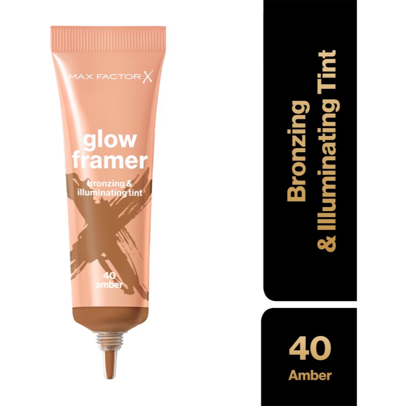 Max Factor Miracle Pure Glow Framer bronzující fluid odstín 40 Amber 30 ml (obrázek 3)