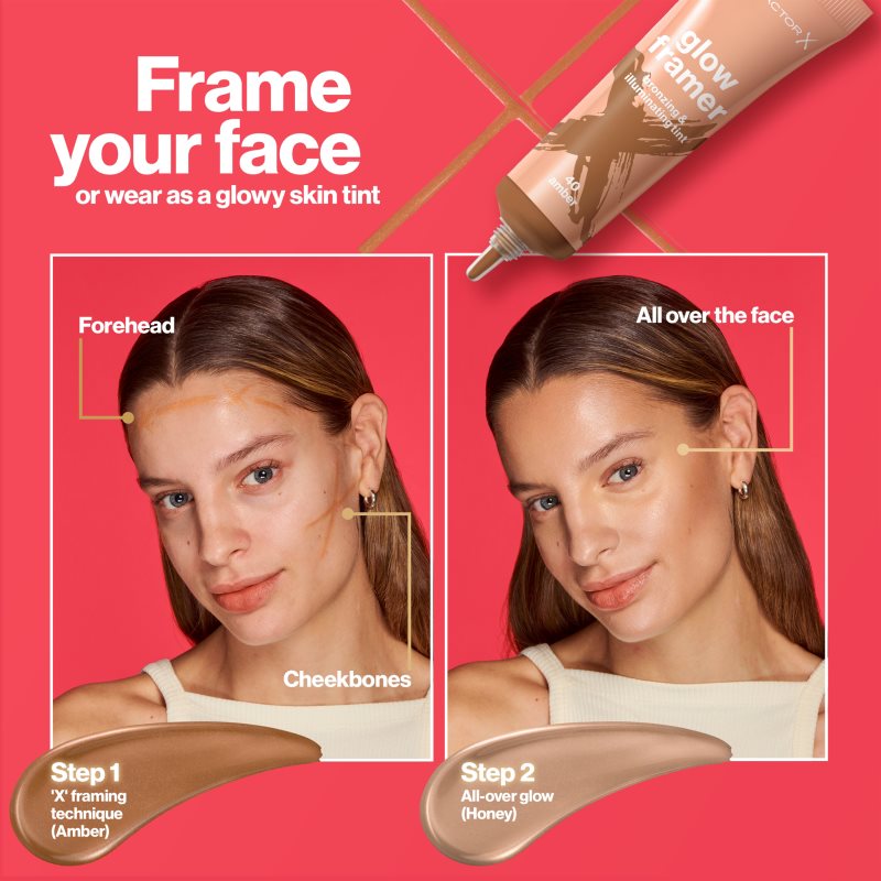 Max Factor Miracle Pure Glow Framer bronzující fluid odstín 40 Amber 30 ml (obrázek 8)