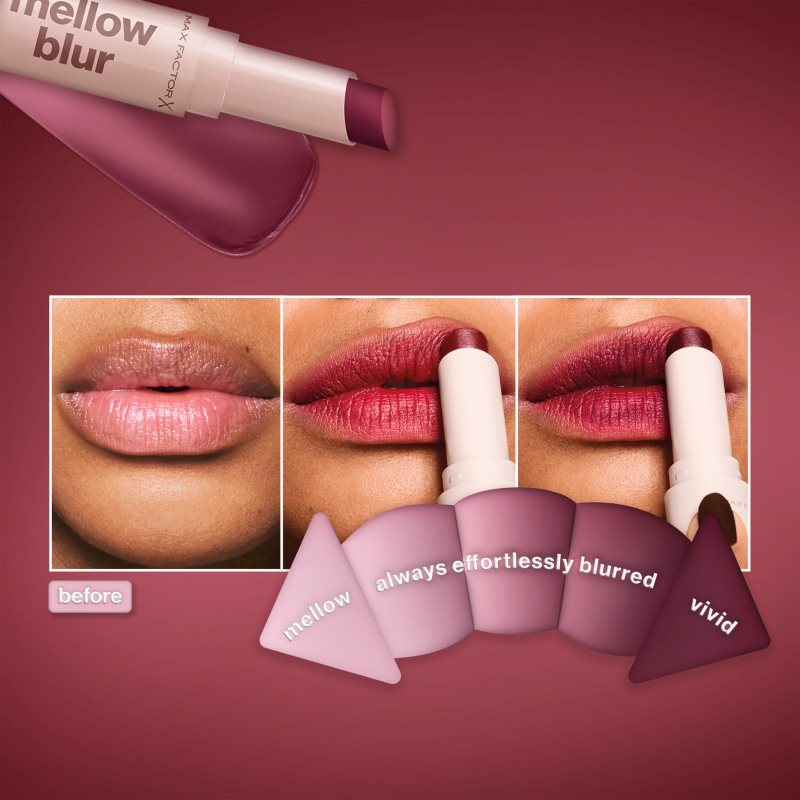 Max Factor 2000 Calorie Mellow Blur krémová rtěnka odstín 030 Peach Blush 3.5 g (obrázek 5)