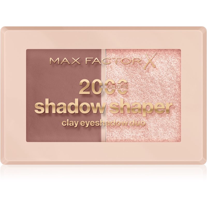 Max Factor 2000 Calorie Shadow Shaper duo oční stíny odstín 010 Clay Gleam 4 g