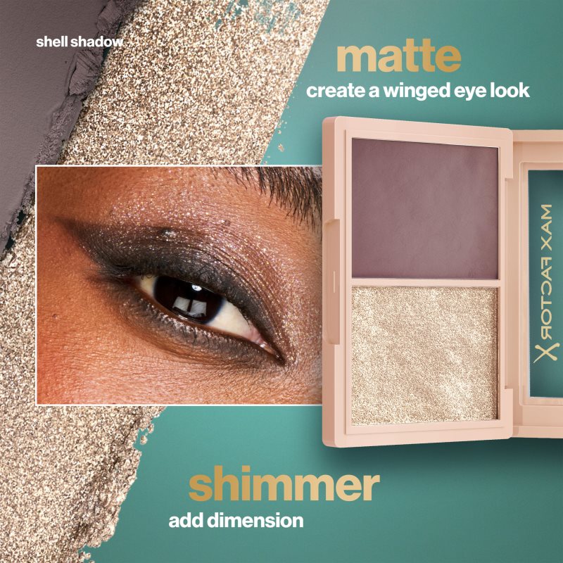 Max Factor 2000 Calorie Shadow Shaper duo oční stíny odstín 030 Shell Shadow 4 g (obrázek 3)