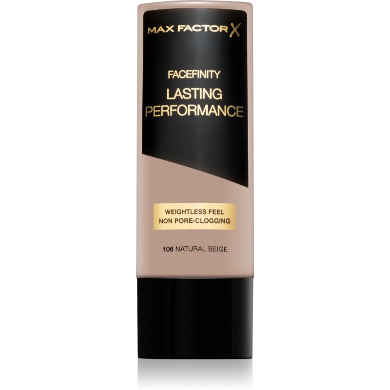 Max Factor Facefinity Lasting Performance liquid foundation with long-lasting effect shade 106 Natur