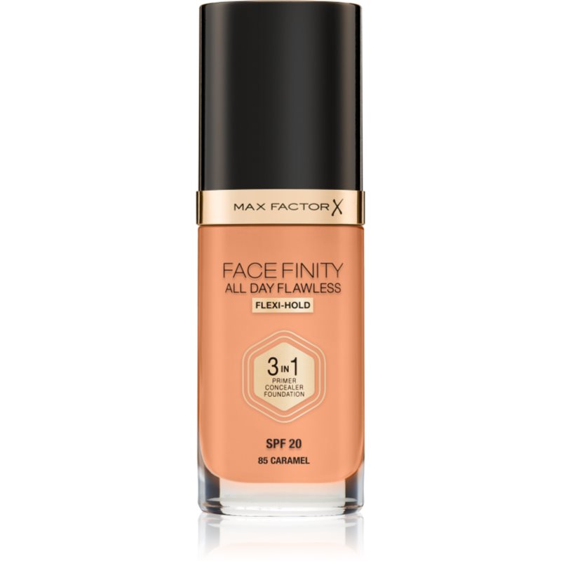 Max Factor Facefinity All Day Flawless long-lasting foundation SPF 20 shade 85 Caramel 30 ml
