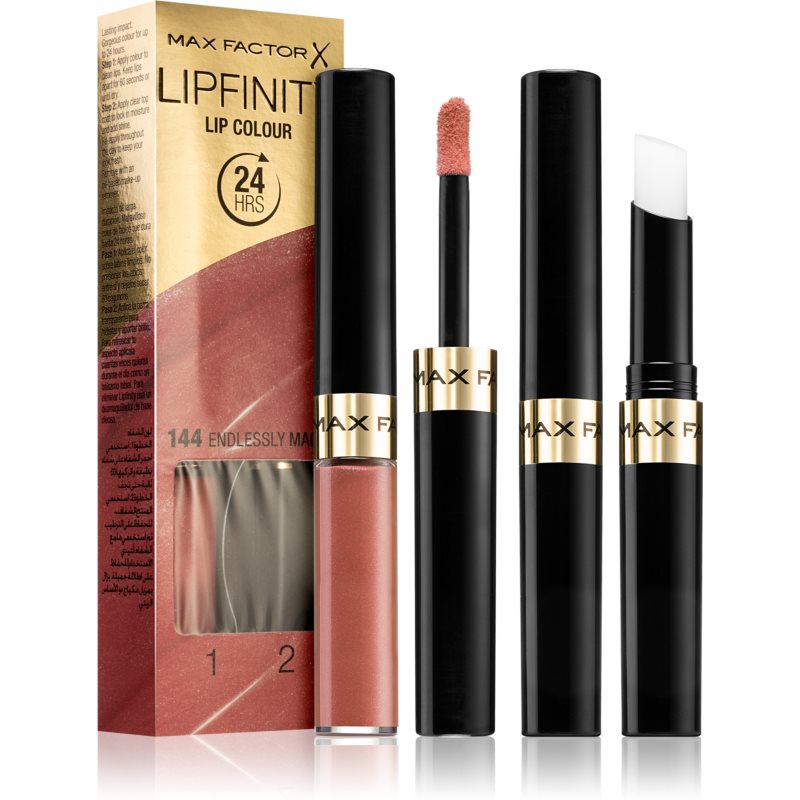 Max Factor Lipfinity Lip Colour Long-lasting Lipstick With Balm Shade 144 Endlessly Magic 4,2 G