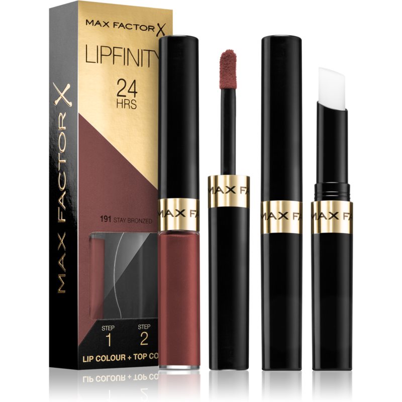 Max Factor Lipfinity Lip Colour Long-lasting Lipstick With Balm Shade 191 Stay Bronzed 4,2 G