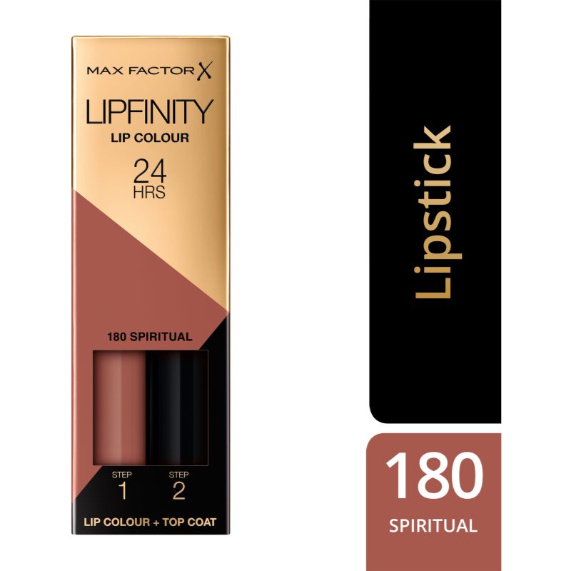 Max Factor Lipfinity Lip Colour dlhotrvajúci rúž s balzamom odtieň 180 Spiritual 4,2 g