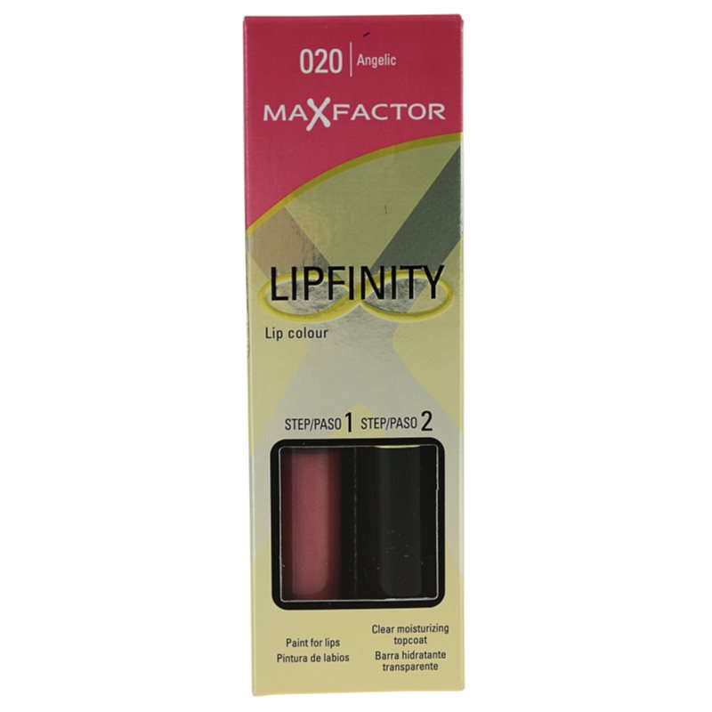 Max Factor Lipfinity Lip Colour стійка помада з бальзамом відтінок 020 Angelic 4,2 гр