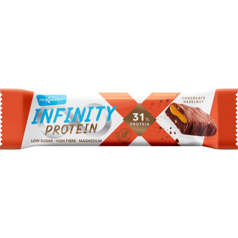 Max Sport Infinity Protein proteínová tyčinka príchuť Chocolate & Hazelnut 55 g
