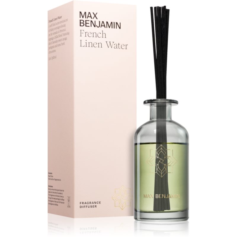 MAX Benjamin French Linen Water aroma diffuser with refill 150 ml
