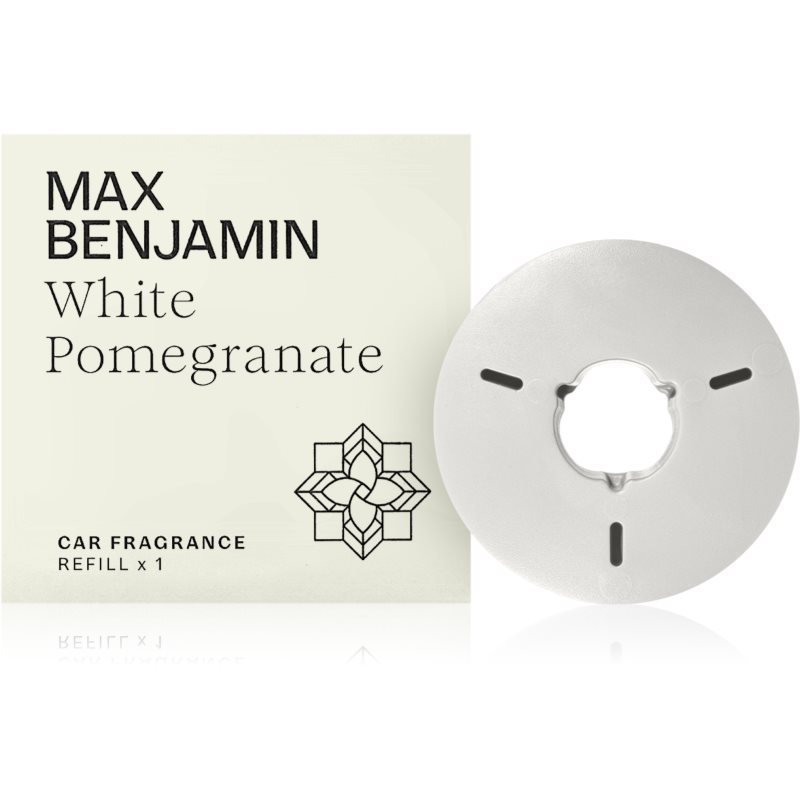 MAX Benjamin White Pomegranate car air freshener refill 1 pc
